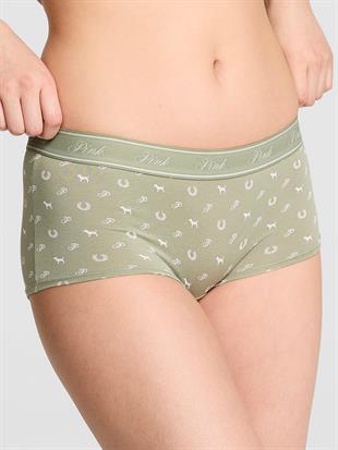 Logolu Pamuklu Boyshort Külot