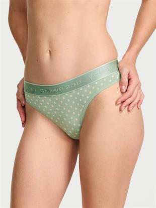 Logolu Pamuklu Tanga