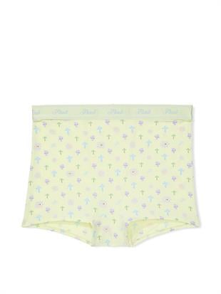 Logolu Pamuklu Yüksek Bel Boyshort Külot
