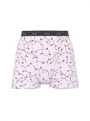 Logolu Pamuklu Yüksek Bel Boyshort Külot