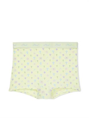 Logolu Pamuklu Yüksek Bel Boyshort Külot