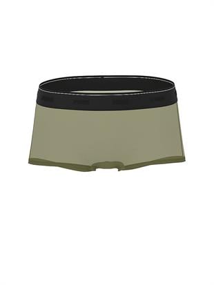 Logolu Tül Boyshort Külot