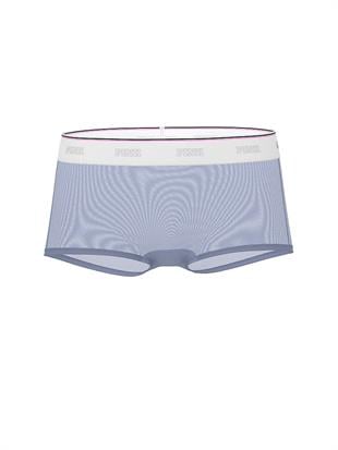 Logolu Tül Boyshort Külot