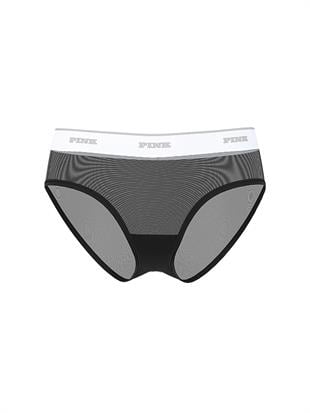 Logolu Tül Hiphugger Külot