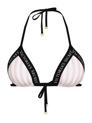 Logolu Üçgen Bikini Üstü