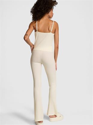 Lounge Nervürlü Henley Atlet & Pijama Altı Takımı