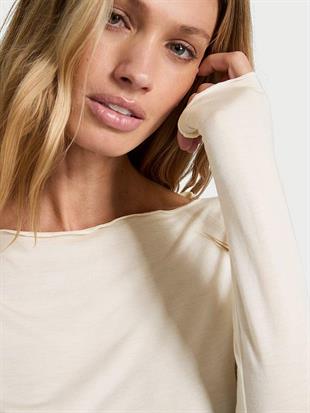 Lüks Kaşmir Uzun Kollu Üst