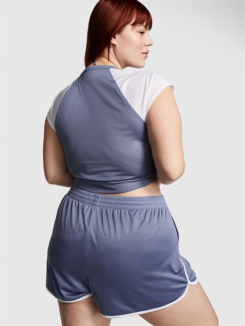 Mesh Tech Raglan Crop Tişört