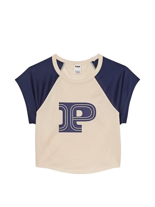 Mesh Tech Raglan Crop Tişört