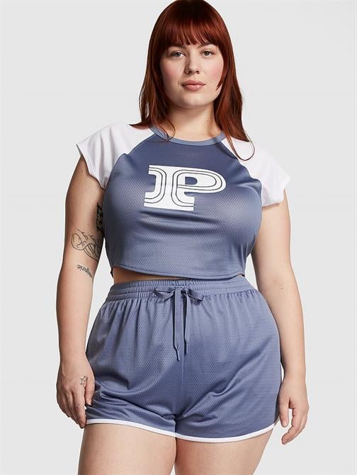Mesh Tech Raglan Crop Tişört