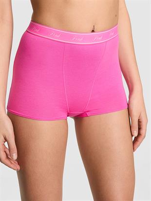 Mikro Logolu Yüksek Bel Boyshort Külot