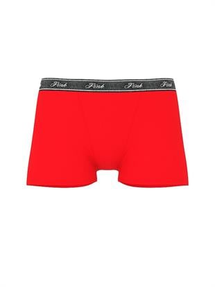 Mikro Logolu Yüksek Bel Boyshort Külot