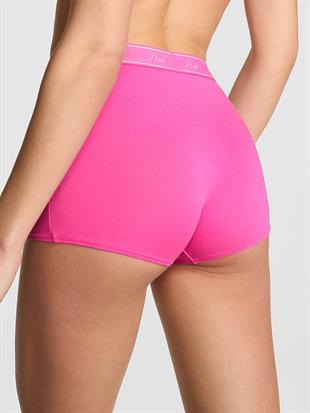 Mikro Logolu Yüksek Bel Boyshort Külot