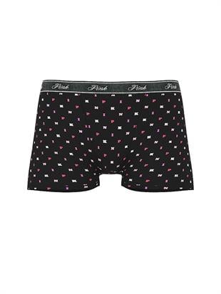 Mikro Logolu Yüksek Bel Boyshort Külot