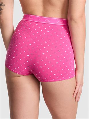 Mikro Logolu Yüksek Bel Boyshort Külot