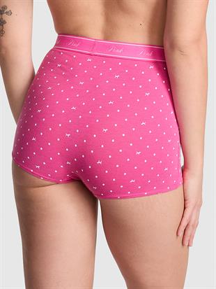 Mikro Logolu Yüksek Bel Boyshort Külot