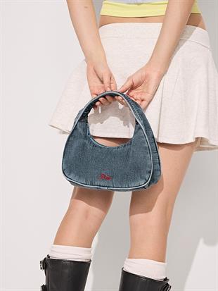 Mini Hobo Denim Çanta