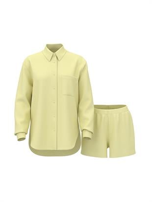 Modal Pamuklu Kısa Pijama Takımı