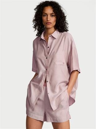 Modal Pamuklu Şortlu Pijama Takımı