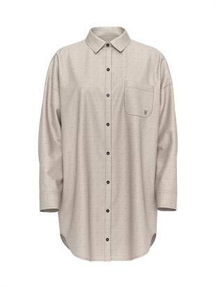 Modal Pamuklu Uyku Gömleği