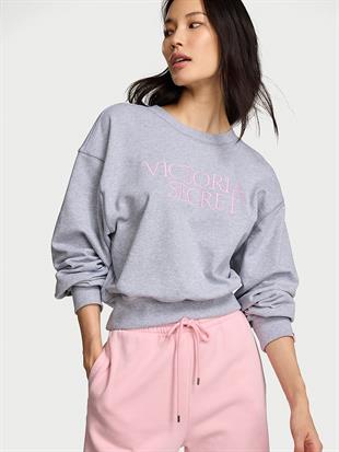 Obsessed Yuvarlak Yaka Crop Sweatshirt
