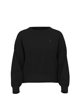 Obsessed Yuvarlak Yaka Crop Sweatshirt