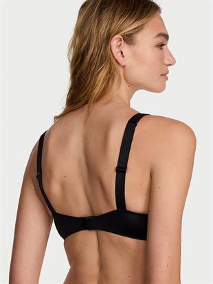 Ombré Çizgili Işıltılı Askılı Push-Up Sütyen