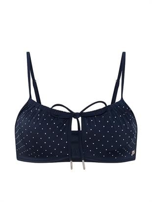 Önden Bağlamalı Dekolteli Bikini Üstü
