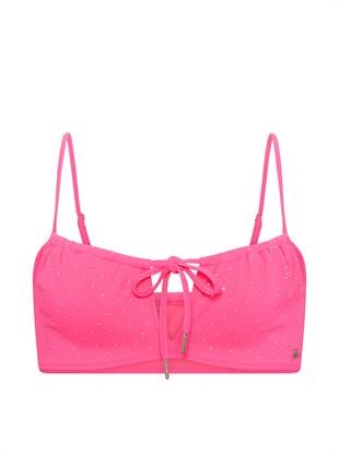 Önden Bağlamalı Dekolteli Bikini Üstü