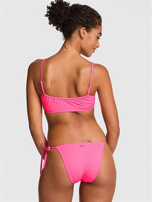 Önden Bağlamalı Dekolteli Bikini Üstü