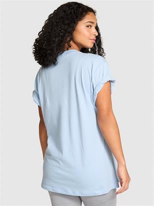 Oversize Kısa Kollu Kampüs Tişört