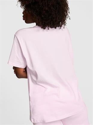 Oversize Kısa Kollu Kampüs Tişört