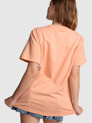 Oversize Kısa Kollu Kampüs Tişört