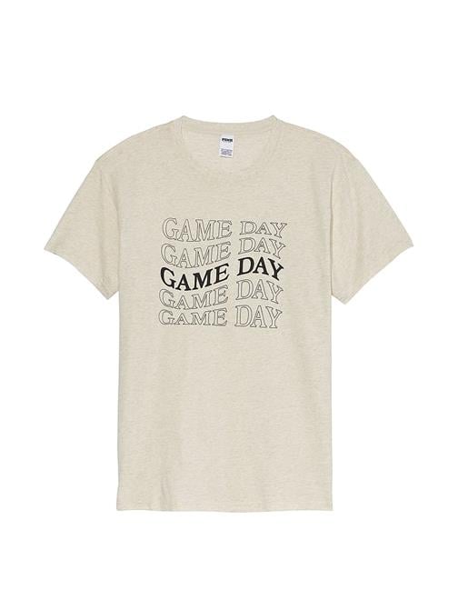 Oversize Kısa Kollu Kampüs Tişört