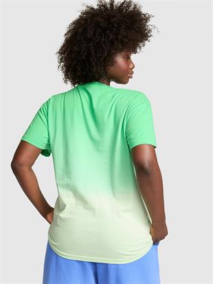 Oversize Kısa Kollu Kampüs Tişört