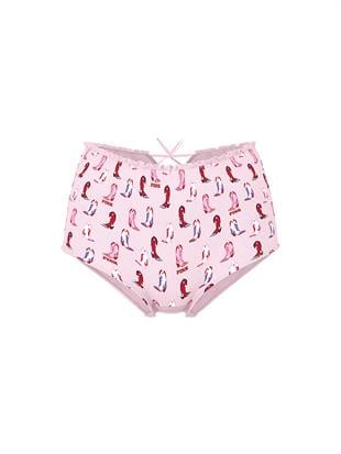 Pamuklu Arkadan Bağlamalı Boyshort Külot