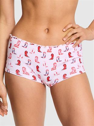 Pamuklu Arkadan Bağlamalı Boyshort Külot