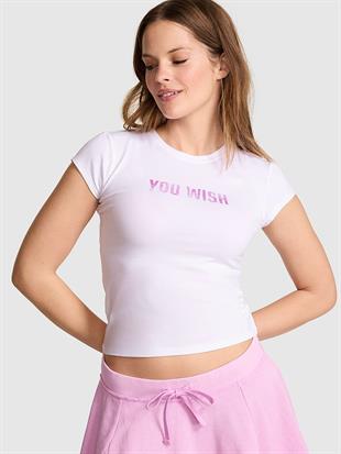 Pamuklu Bebe Yaka Tişört
