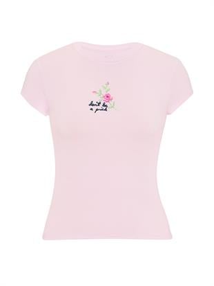 Pamuklu Bebe Yaka Tişört