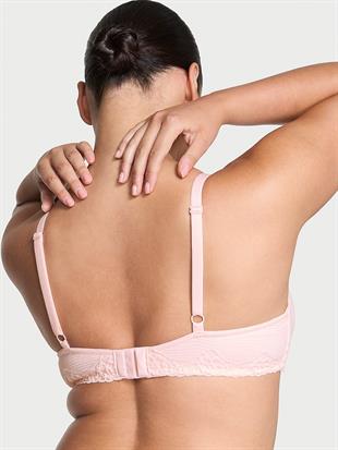 Pamuklu Çizgili Hafif Dolgu Destekli Balensiz Sütyen