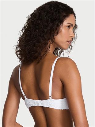 Pamuklu Çizgili Hafif Dolgu Destekli Balensiz Sütyen