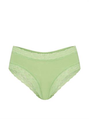 Pamuklu Dantel Detaylı Cheeky Külot