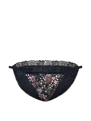Pamuklu Dantel Kenarlı Bikini Külot