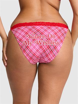Pamuklu Dantel Kenarlı Bikini Külot