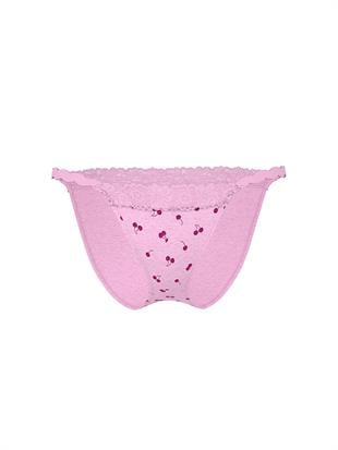 Pamuklu Dantel Kenarlı Bikini Külot