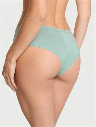 Pamuklu Dantelli Cheeky Külot