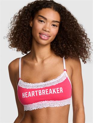 Pamuklu Dantelli Yuvarlak Yakalı Bralet