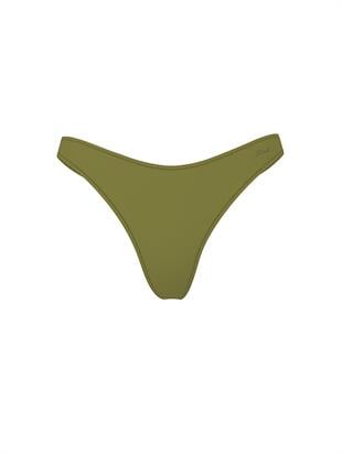 Pamuklu Derin Bacak Kesim Tanga