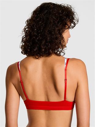 Pamuklu Logo Detaylı Askılı Üçgen Bralet