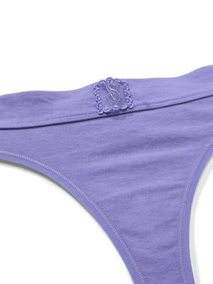 Pamuklu Logo Detaylı Tanga